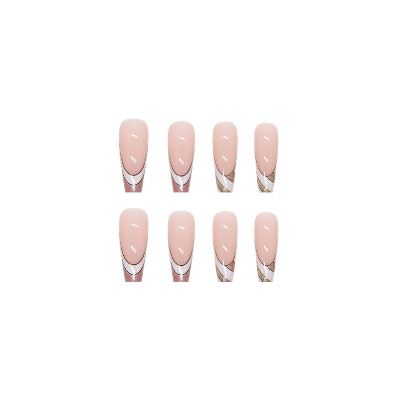 Ballet Armor Fake Nails One Second Wear 24 Pieces Boxed